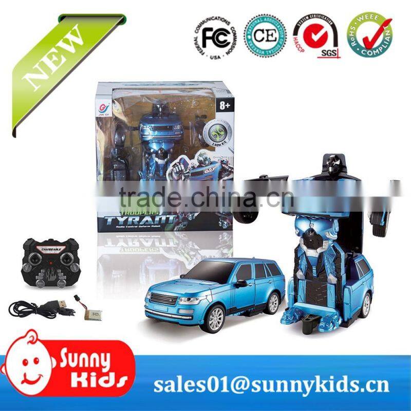 transformation universal remote control toy RC car transform robot toy