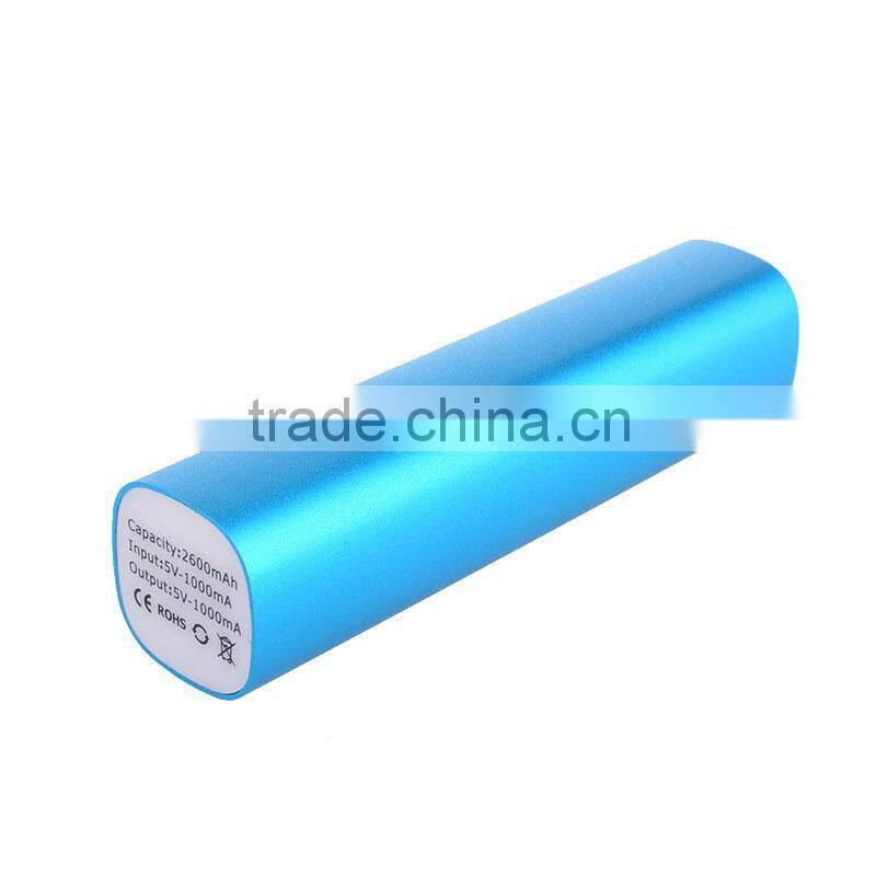 mobile phone accessories factory in china portable power bank 2600mah