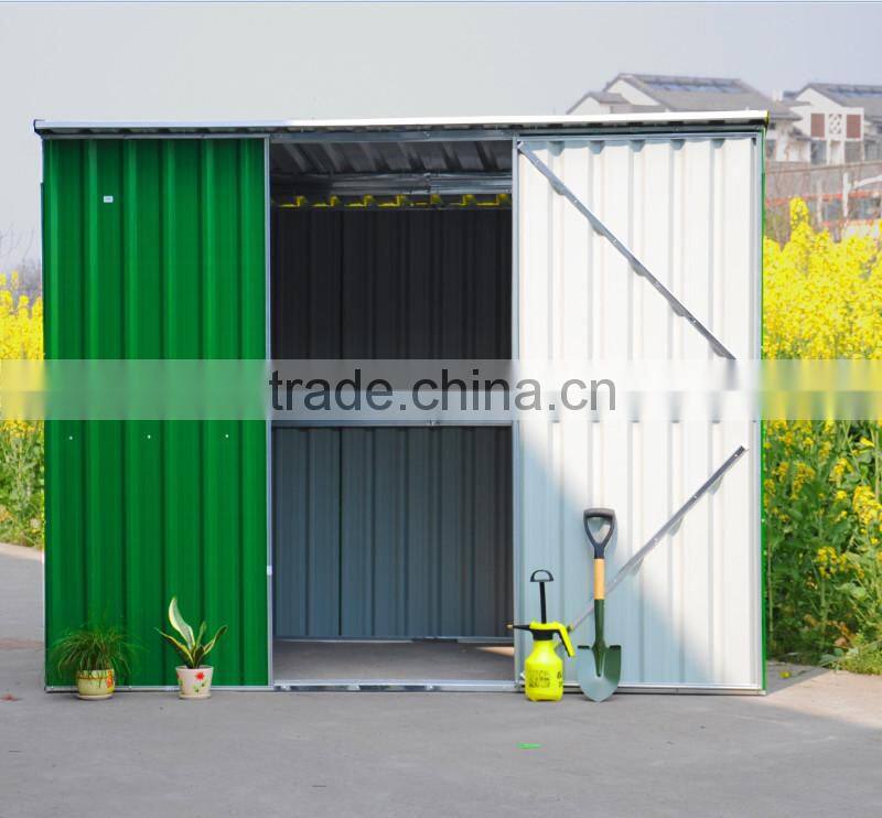 Cheap garden tool house with metal material