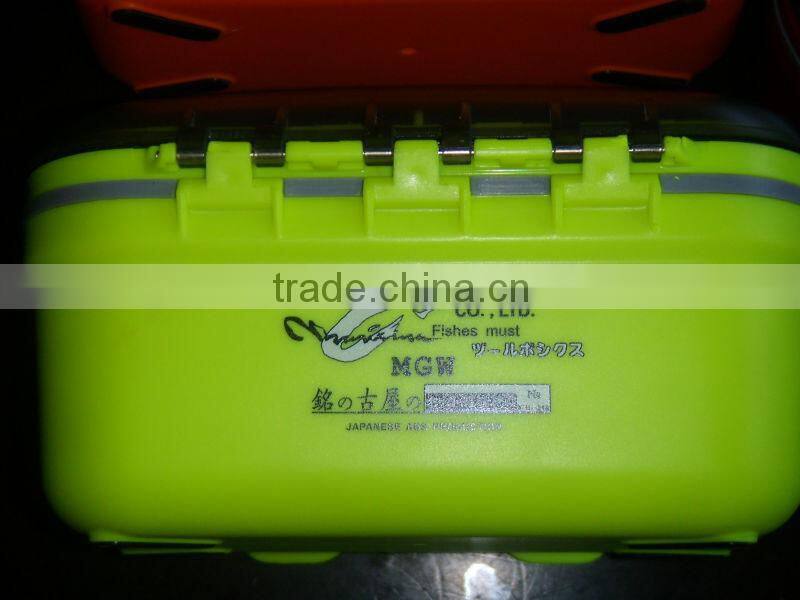 2014 Hot sale manufacturer sale clear plastic two layers fishing tackle box