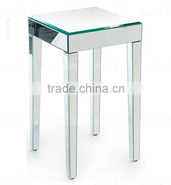 glass saquare banquet table for wedding , wholesale stainless steel dining table