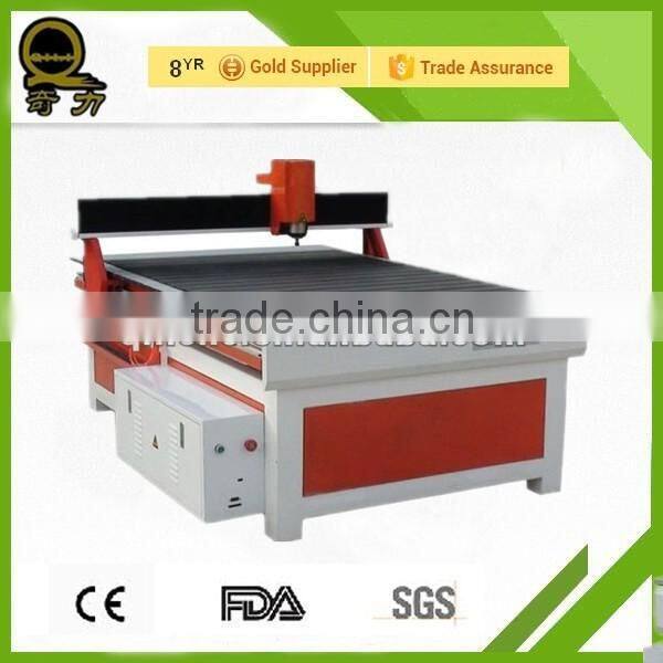 China factory supply cnc router for MDF/PDF/GALSS/plastic wood cnc advertising router/boring machine QL-1218