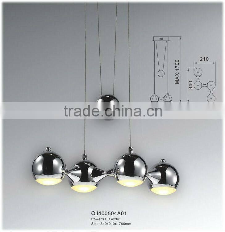 Chrome cheap crystal chandeliers/modern led chandelier/chandeliers pendant lights