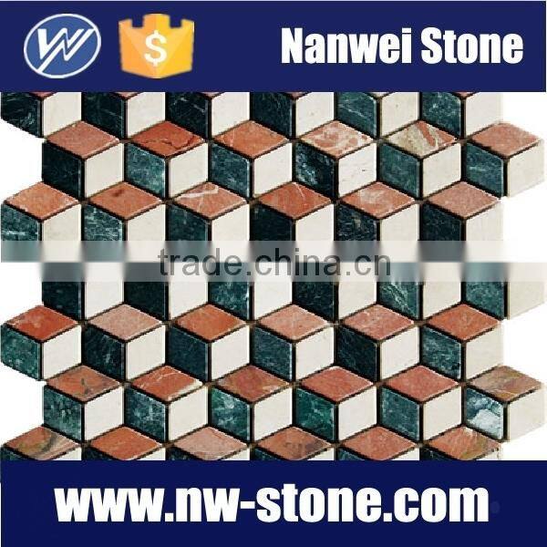 3D mosaic tiles,stone mosaic tiles,marble mosaic