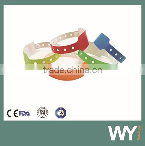 Non-toxic Plastic PVC ID Band