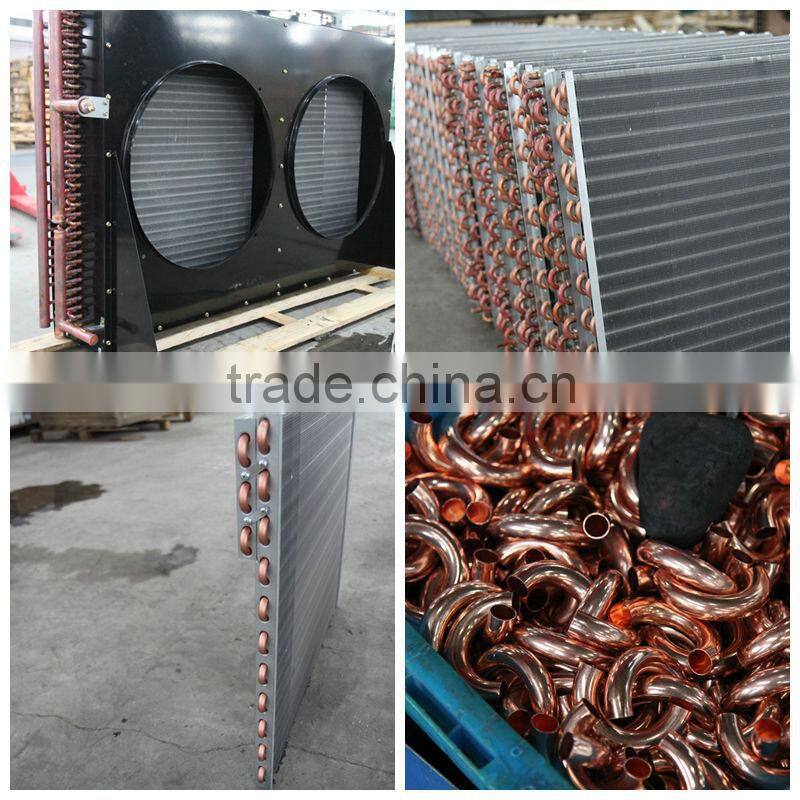 Portable fin type condenser plate type condenser for cold room condening unit
