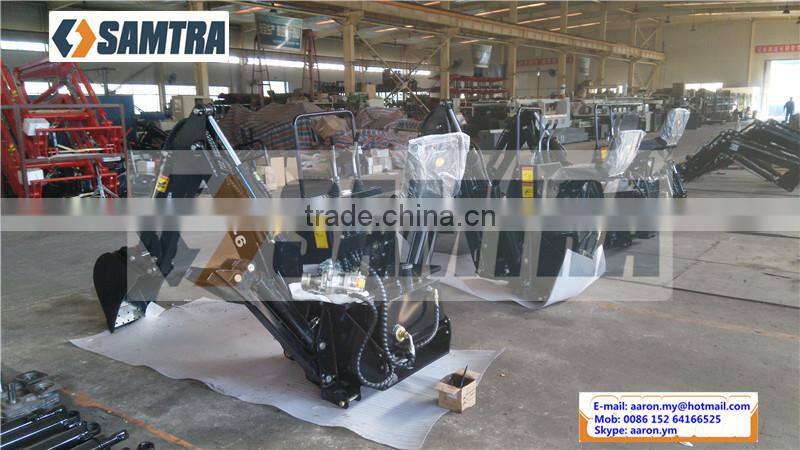 Tractor Backhoe Loader, LW Backhoe Digger with Thumb Grab