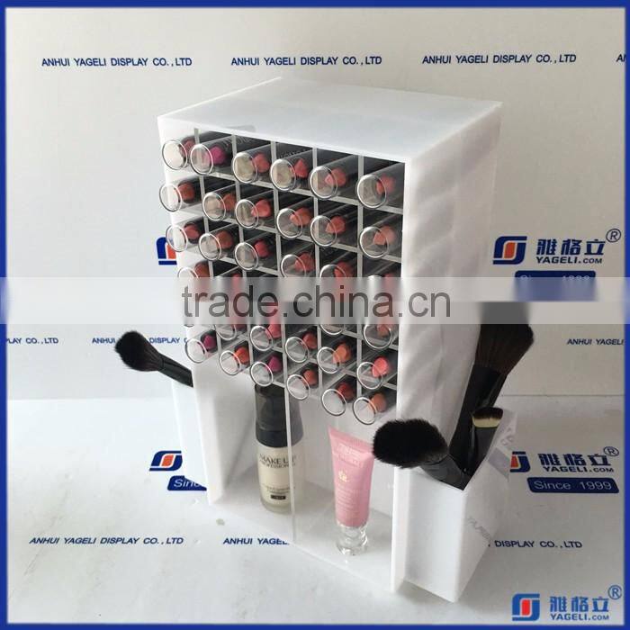 Acrylic Spinning lipstic organizer for sale/acrylic organizer