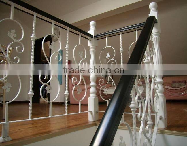 Top-selling nice welded cast iron pvc handrail for outside