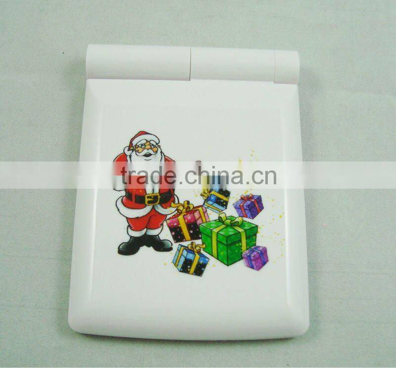 rectangle Plastic LED mirror for promotional gift/ office promotional gift