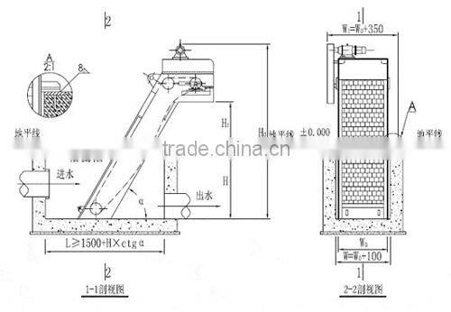 sewage wastewater treatment plant of filter machine