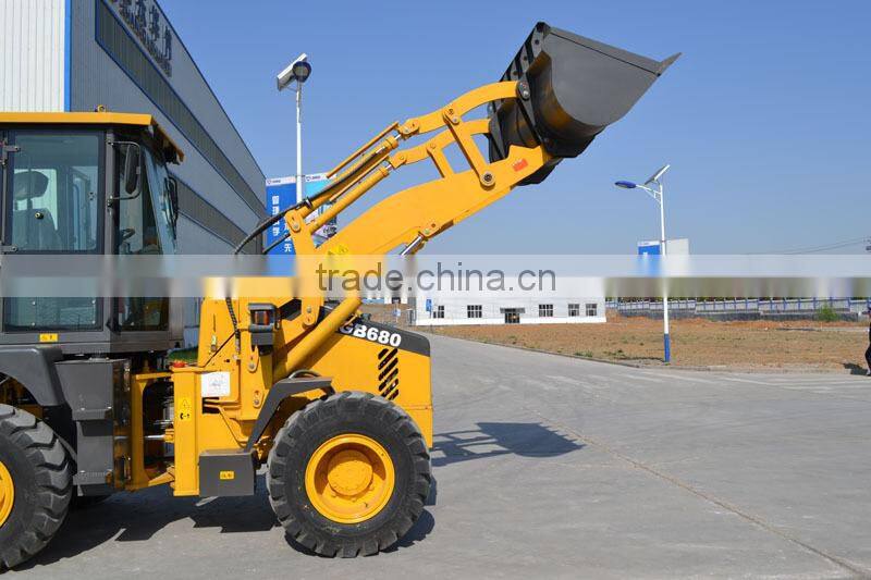 SDLG backhoe loader