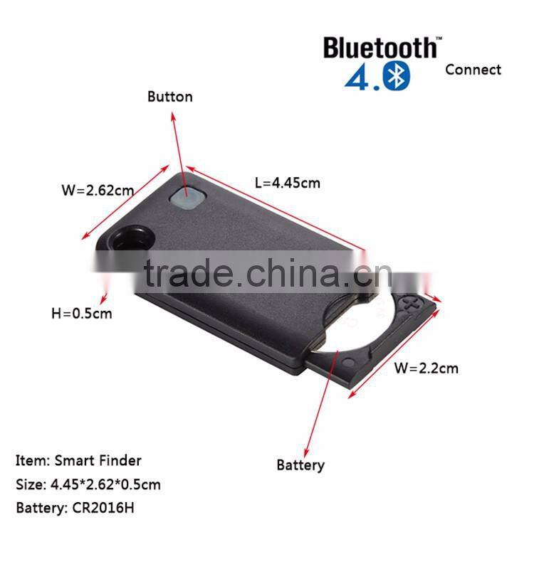 Wireless Tracking Alarm Reminder Bluetooth Location Tracker, Key & Cell Phone Finder, Kids & Pets Anti-lost, Selfie Shutter