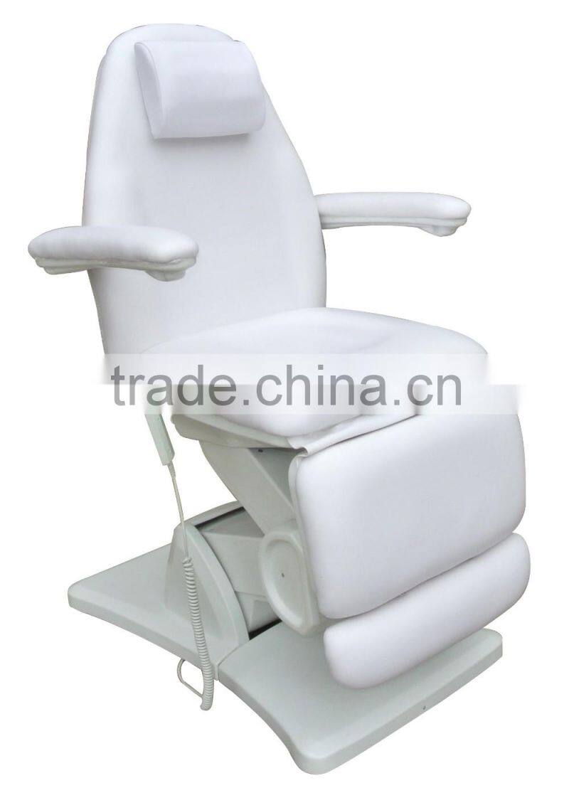 High grade PVC leather electric facial bed massage bed