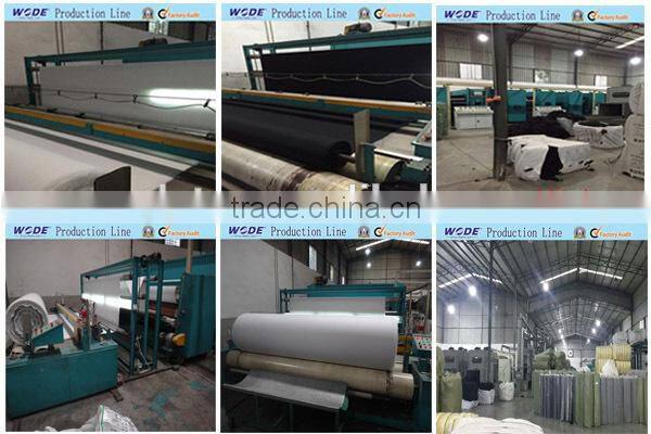 Nonwoven needle punched felt fabric