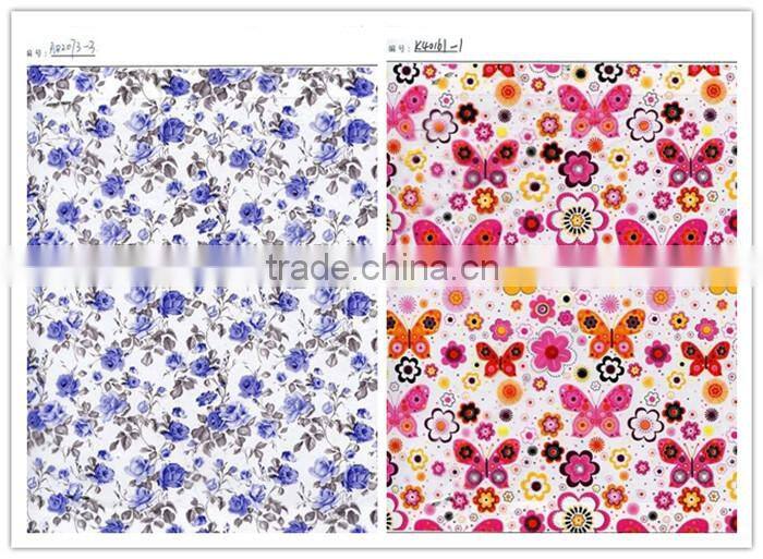 Flower design leather hot foil printing