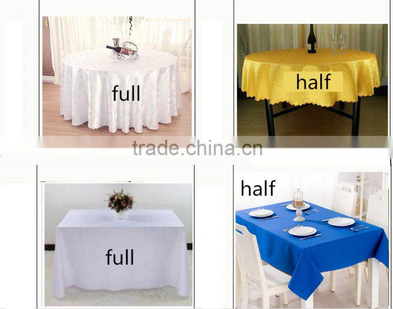cheap round table cloth, basic poly tablecloth,white red blue black