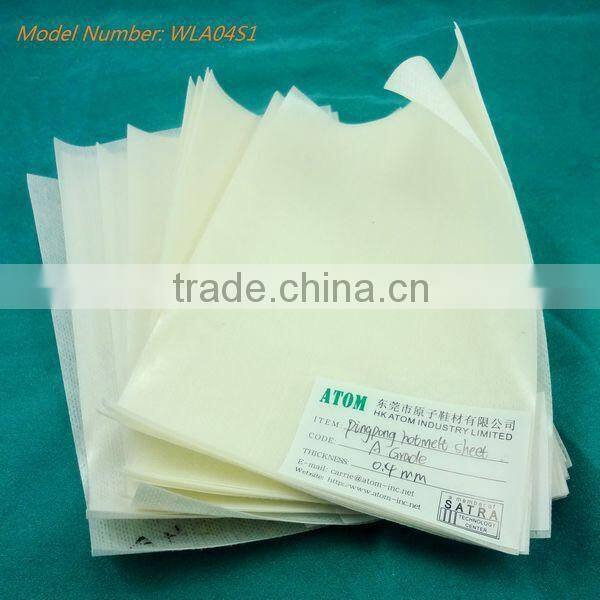 2015 white ping pong glue sheet for shoe material