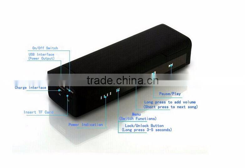 Bluetooth Headset for Huawei CE/Rosh/FCC Bluetooth Speaker Power Bank 4000mah Outputs