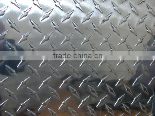 Diamond Stucco 1050 1060 H24 embossed Aluminum Plate