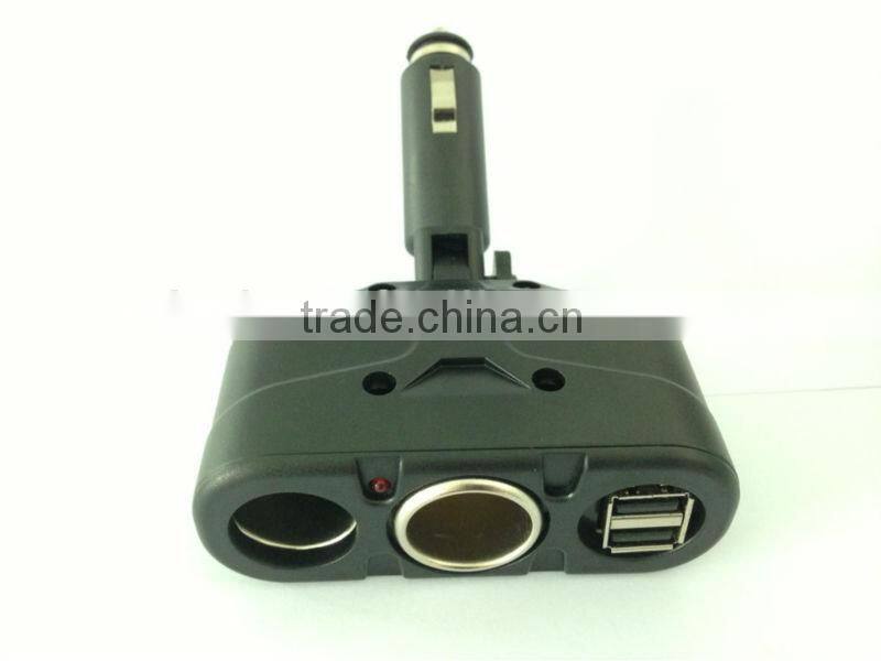 12V-24V DC to DC Cigarette Car Charger For Cellphone, GPS, IPOD and PDA