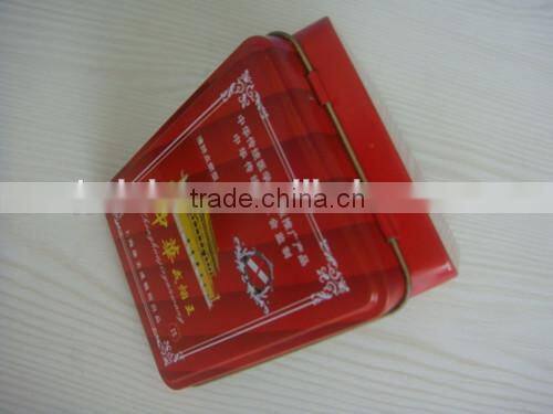 tin can closing machine empty box cigarette tin box