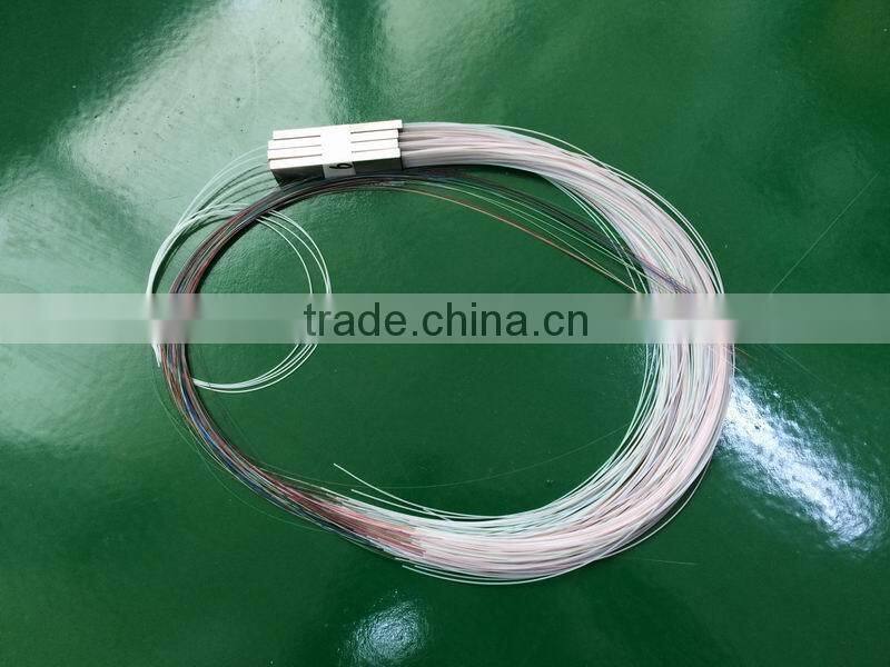 900um fanout fiber 1x6 optical PLC splitter for GPON FTTH