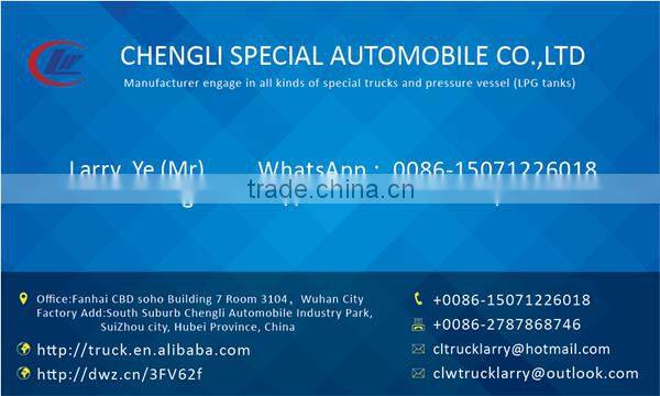 DONGFENG 14m3 high pressure road cleaning truck