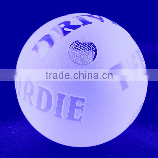 High quality white laser engraving crystal glass paperweight