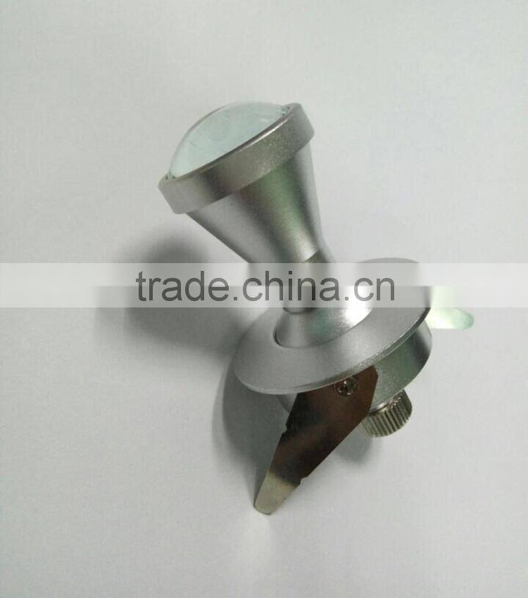 rotatable fiber optic cabinet light for museum