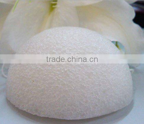 2012 most-popular nature konjac facial sponge, round konjac facial sponge
