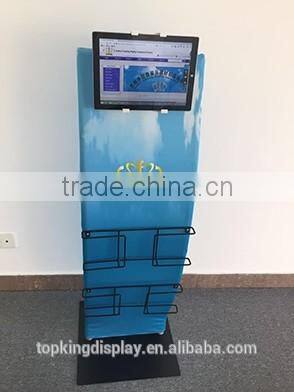 Convenient Advertising Single Literature Catalogue shelf/Netty Brochure Holder/Brochure Stand shelf with wholesale