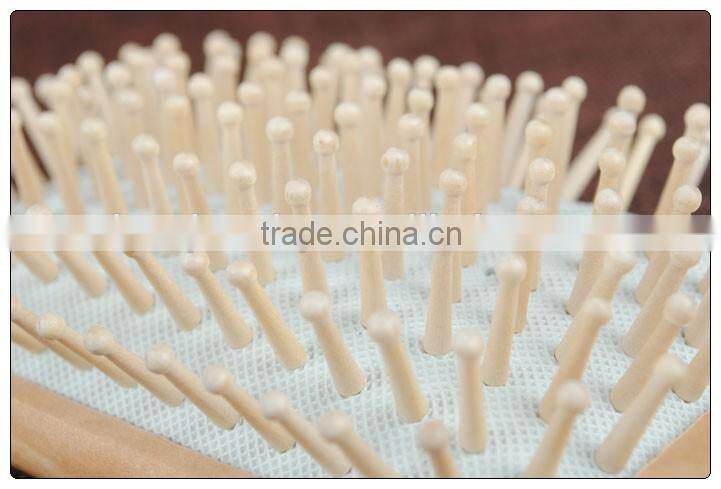 Hot sale heathly wooden custom hair brush large square paddle brush wholesale