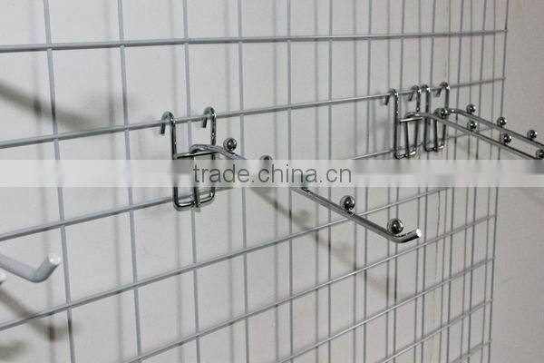 High Quality Wire mesh rack hook /Wire hanging hook/Wire peg hook rack