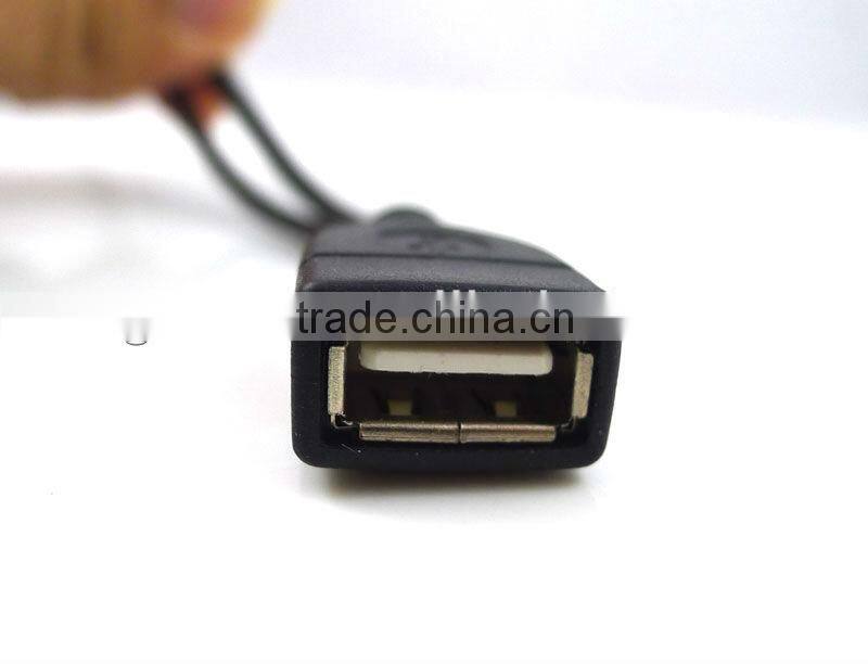 Micro USB Host OTG Cable with USB power Male Female
