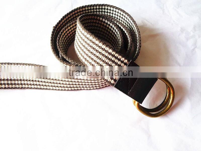 Double D-Ring Cotton Belt,Canvas Belt,Fabric Belt
