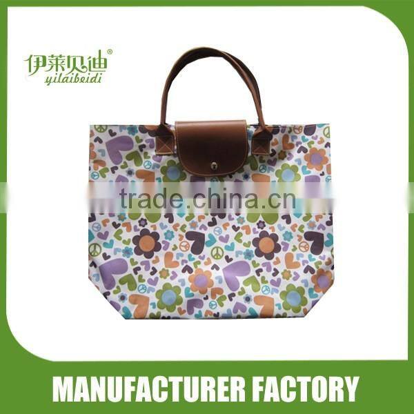 Folding shopping bags / nylon foldable shopping bags