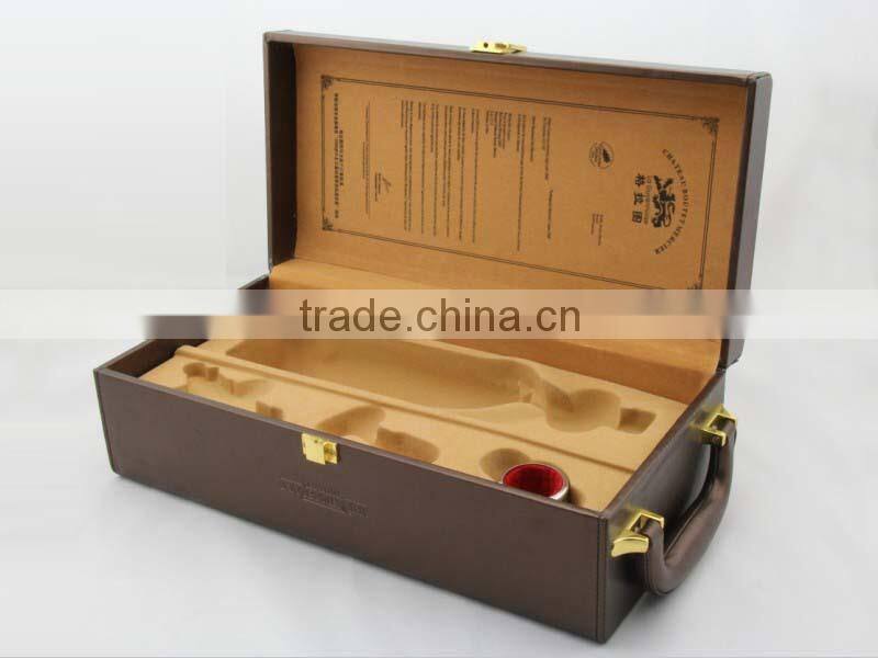 Luxury wooden wine bottle boxes for sale