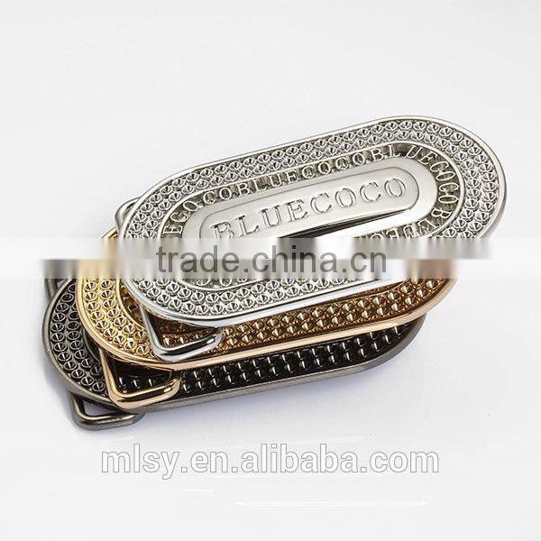 Custom metal with rhinestone belt buckle Brightness for women G5-80019