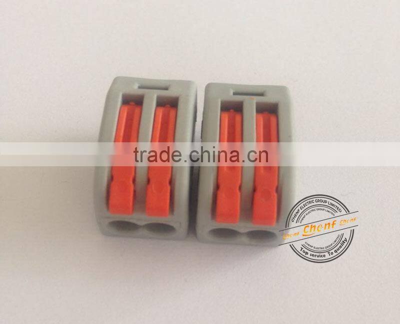 Newest Mini 250V Electrical 2 Pole Terminal Block Wire Connector 0.75-2.5mm2