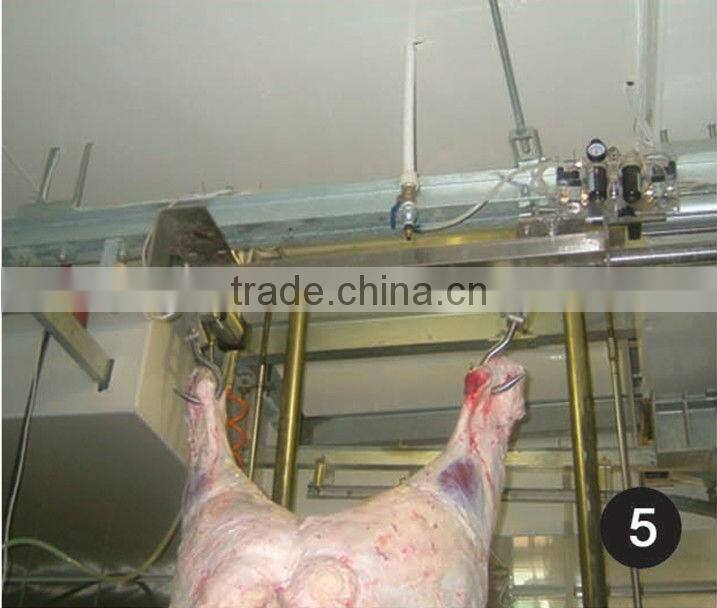 Cattle slaughter line cattle slaughter machine rail change line