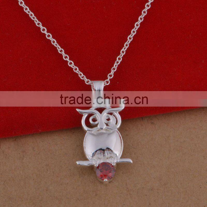 mens silver necklace cheap angel 925 wing pendant