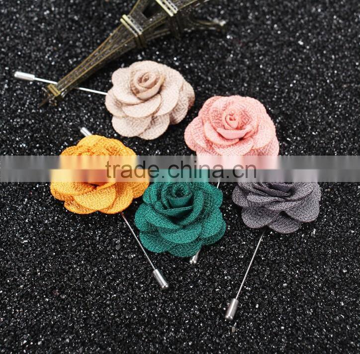Fashion cheap wedding Camellia flower brooch