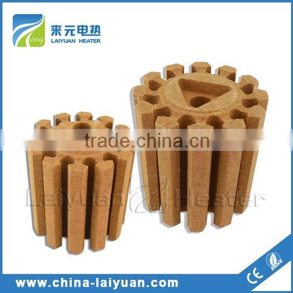 China Cheap New White Refractory Ceramic Parts For Element
