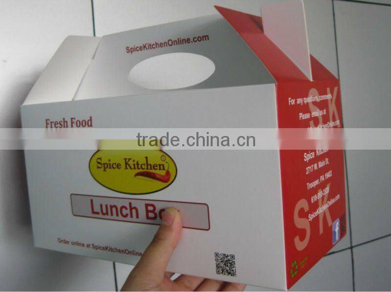 take out take away box paper lunch food box