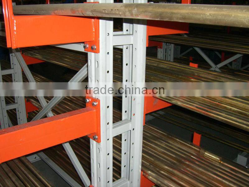 Warehouse storage pallet racking