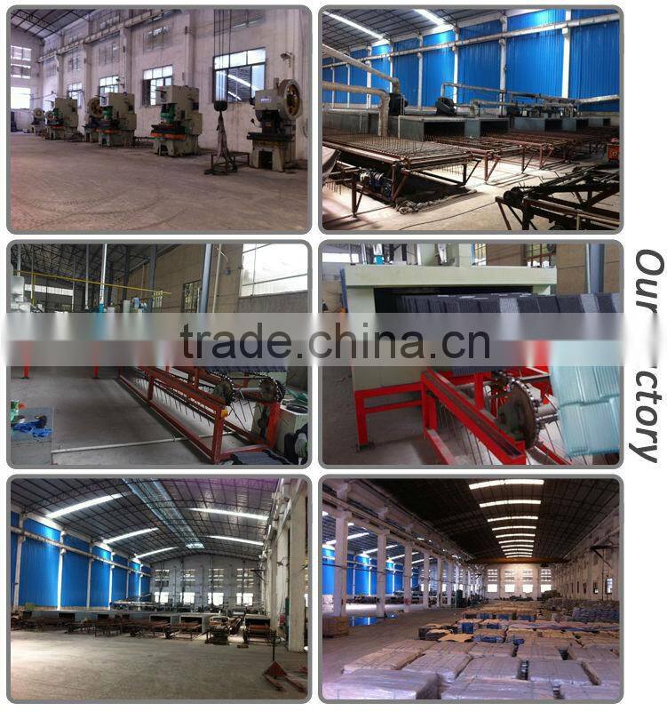 concrete roofing tiles sand coated/Color stone coated metal roofing sheets/low Classic stone coated steel roofing tile roof cost