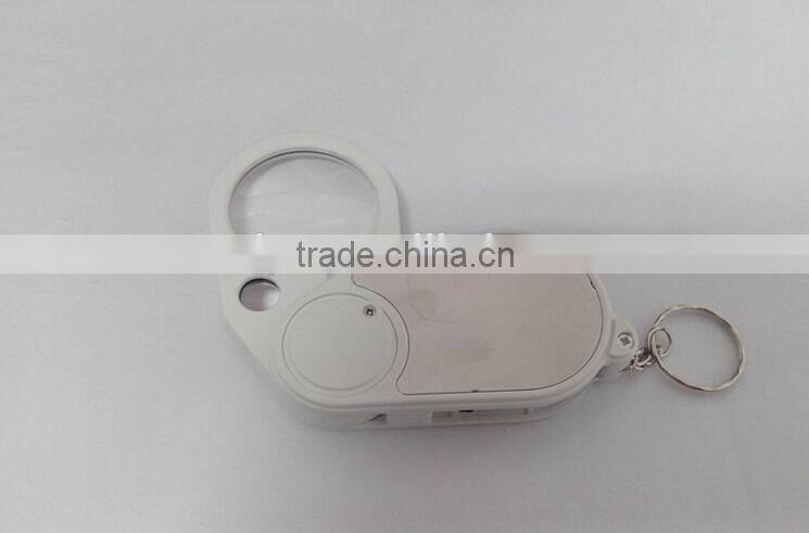 4X lighted Keychain Magnifier for Promotion Gift