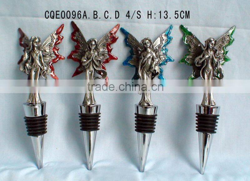 novely metal squirrel wine bottle stopper with cork