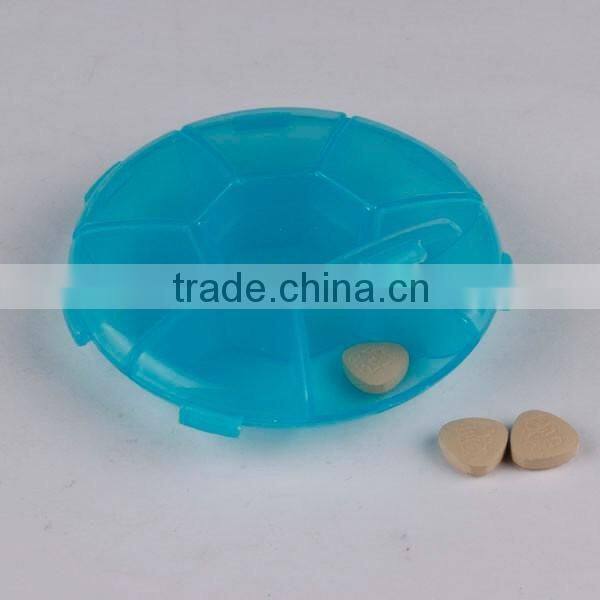 Round Easy Open Pill Box for Old People